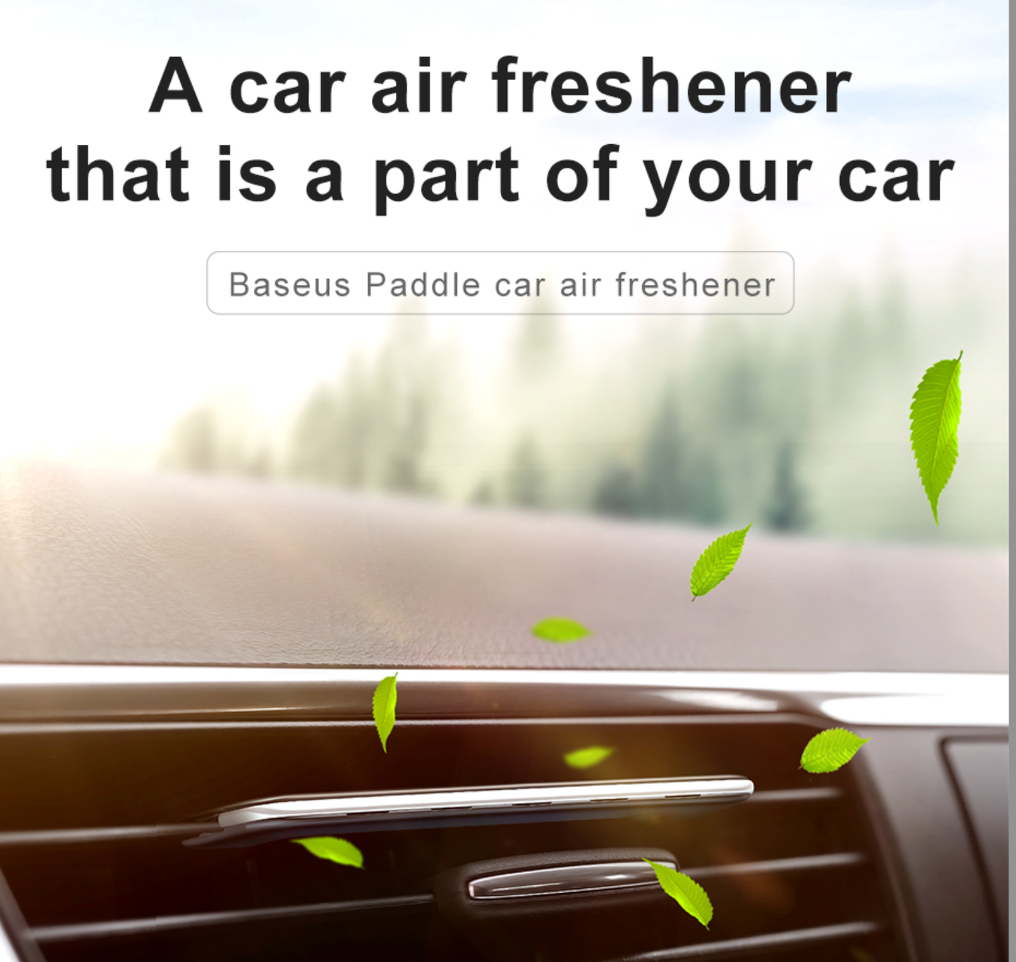 Baseus Aromatherapy Clip Paddle Air Purifier Bundle